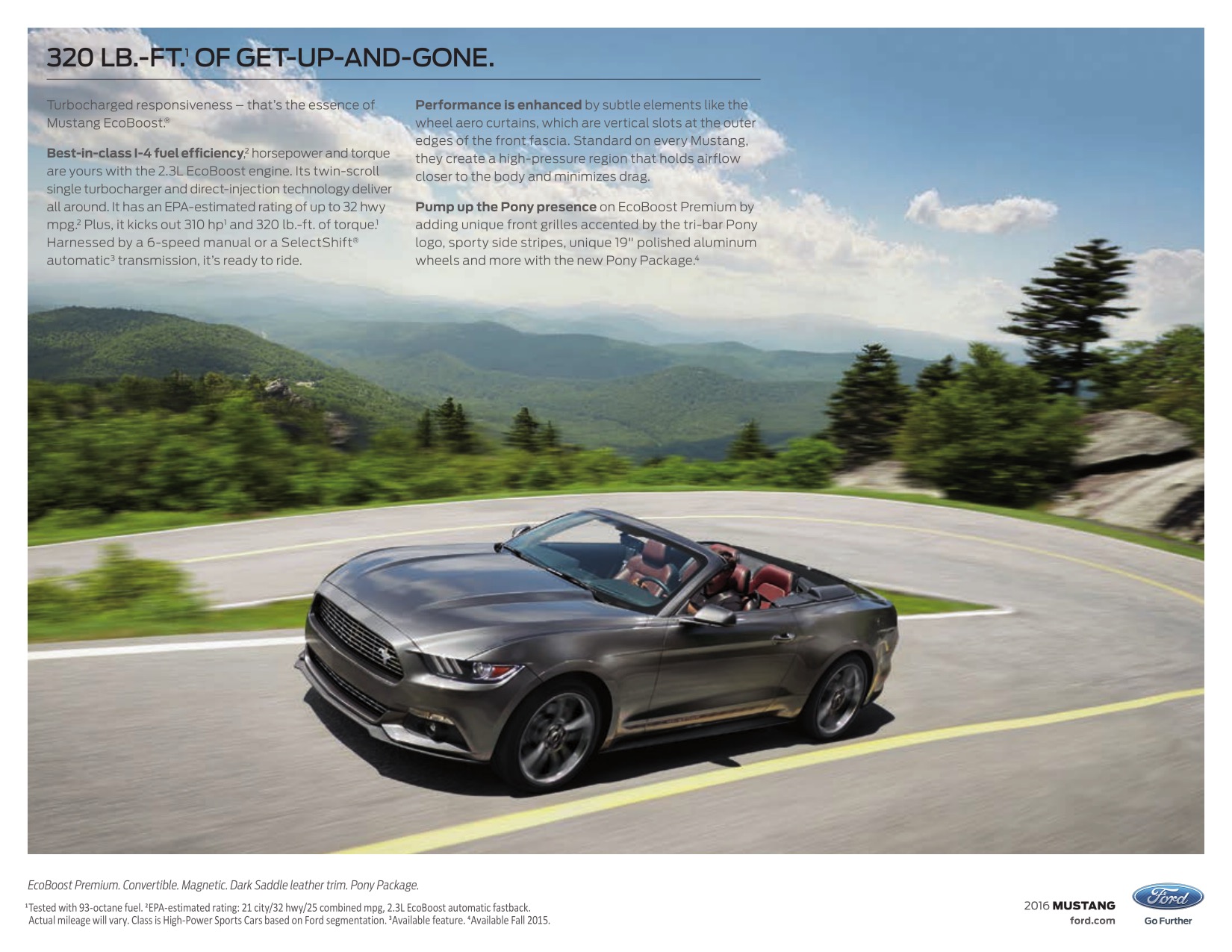 2016 Ford Mustang Brochure Page 11